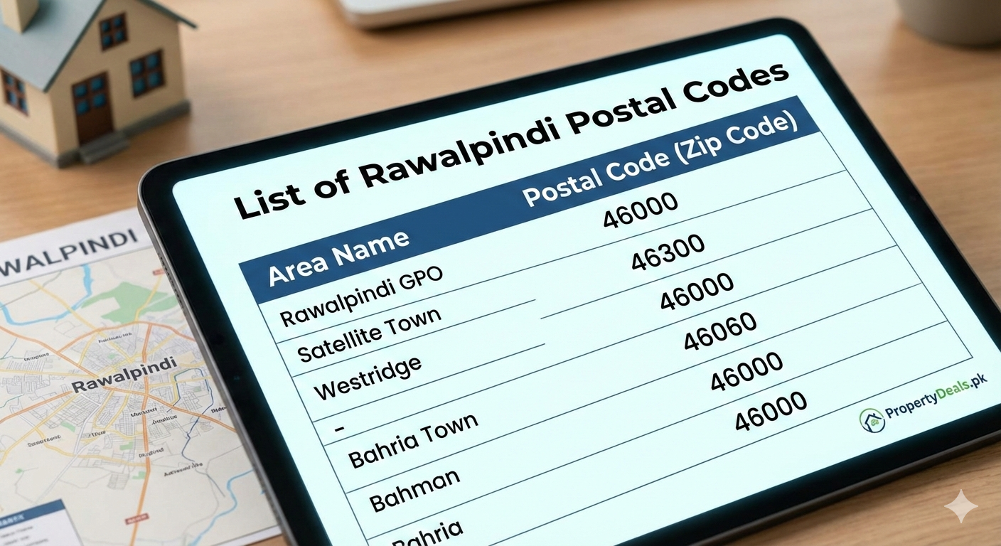 List of Rawalpindi Postal Codes